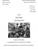 HISTOIRE: Les grandes phases de la Seconde Guerre Mondiale