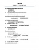 Plan duc cours de droit