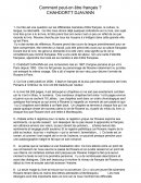 Fiche de lecture "Comment peut-on être français ?"