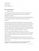 Lettre de motivation pour rejoindre l'école de commerce de Pau