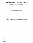 Analyse critique du système fiscal marocain