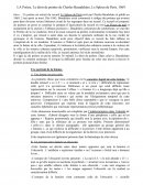 Lecture analytique, Le désir de peindre de Charles Baudelaire