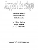 Rapport de stage, hôpital