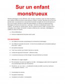 Sur un enfant monstrueux, Montaigne