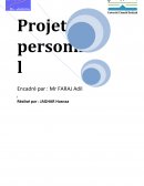 Projet personnel