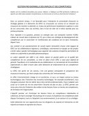 Gestion prévisionnelle des emplois et des compétences