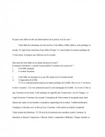 Lafontaine Et La Question De La Justice Sociale Les Animaux