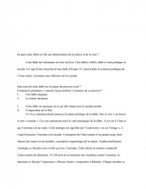 Lafontaine Et La Question De La Justice Sociale Les Animaux