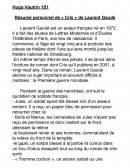 Résumé "Cris" de LAURENT GAUDE