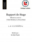 Rapport de stage effectué au sein de l’hôtel MGallery Le Diwan Rabat