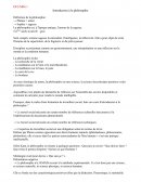 Introduction à la philosophie
