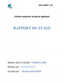 Rapport de stage comptabilité