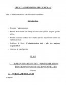 Responsabilité Administrative De L'Administration