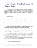 La Vierge, l'Enfant Jésus et Sainte-Anne - Analyse