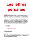 Les lettres persanes, Montesquieu