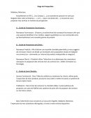 Stage de Prospection