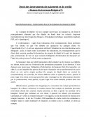 L’information lors de la formation du compte de dépôt