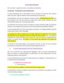 Présentation du droit administratif