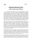 Dissertation "La Lettre de Chirossel"