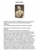 Biographie Adolf Hitler