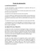 Projet de géographie