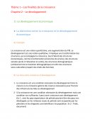Les finalités de la croissance