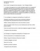 Devoir maison management des entreprises : Cas 2 :Bretagne Ateliers