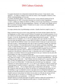 Corps Naturel Corps Artificiel Commentaire De Texte Matthieu Carteer Corps Naturel Corps Artificiel Commentaire De Texte Matthieu Carteer