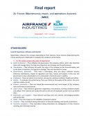 Air France: Maintenance, repair, and operations business (MRO)