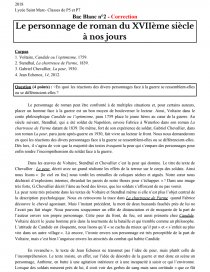 le personnage de roman du 17eme siecle a nos jours dissertation le personnage de roman du 17eme siecle a nos jours dissertation