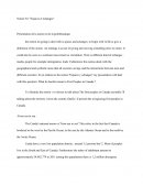 Notion anglais Espace et échange