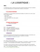 COURS LOGISTIQUE