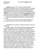 Commentaire de texte Charlotte, David Foenkinos