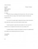 CV et lettre de motivation stage aviation (en anglais)