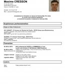 CV pour entreprise