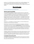 Introduction à la sociologie