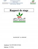 Rapport de stage CAM