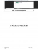 Analyse du marché du textile