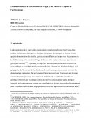 Article scientifique sur l'histoire de l'olivier