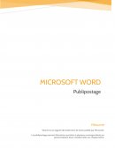 Le publispostage sur Word