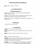 Correction d'exercice philosophique