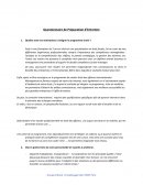 Questionnaire de Préparation d’Entretien