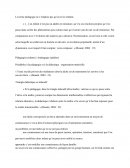 La pédagogie