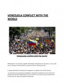 Venezuela conflict with the world