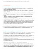 Plan de dissertation sur l'application dans le temps du droit des contrats