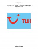 E-MARKETING TUI : Grâce au « chatbot », optimiser le parcours et l'expérience client