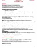 La psychologie de la santé