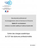 Cahier des charges académiques