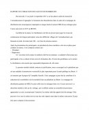 Rapport de formation des agents dénombreurs