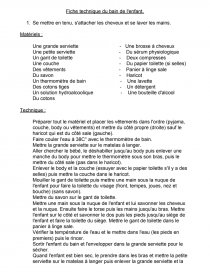 Bain Du Nourrisson Et Soins Annexes